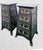 Black and Gold 4 Drawer Pyramid Graduated Dorothy Draper Style Hollywood Regency Side Tables- a Pair For Sale - Image 11 of 13