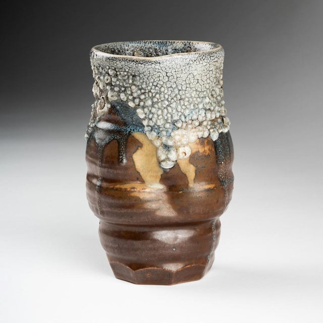Ceramic Glazed Stoneware Ceramic Vase by Paul Jeanneney, 1890s For Sale - Image 7 of 7