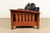 L. & J. G. Stickley Mission Oak Arts & Crafts Bow Arm Sofa For Sale - Image 11 of 13