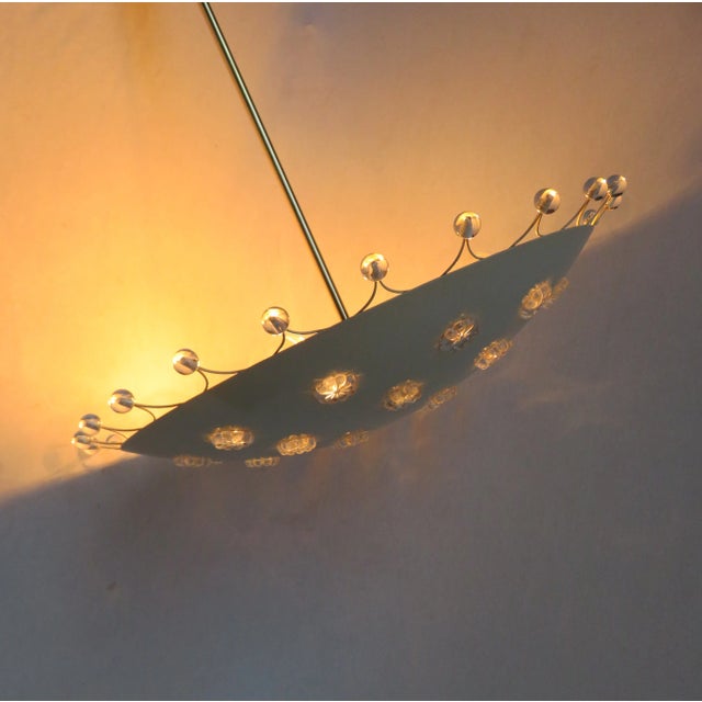 Ceiling Light from L.A. Riedinger Bronzewarenfabrik Augsburg, 1950s For Sale - Image 6 of 10