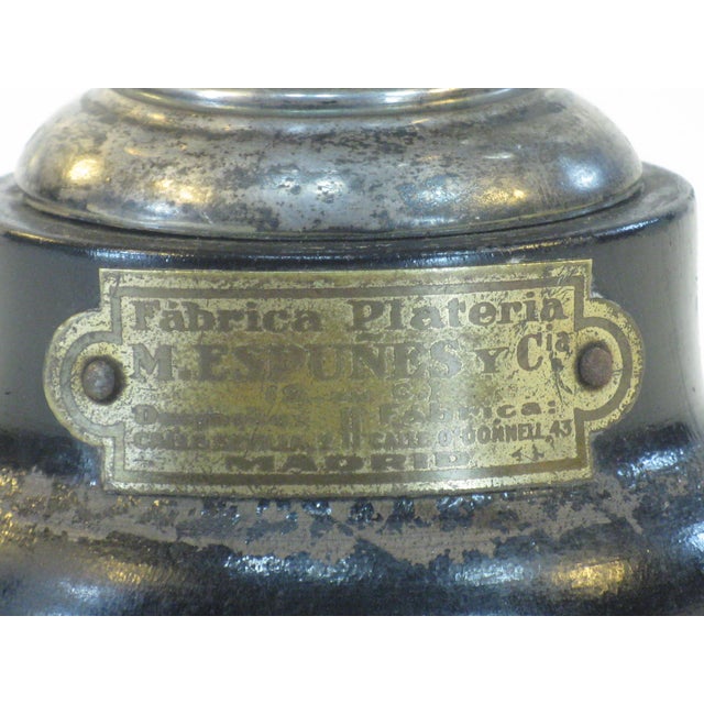 Trophy in Solid Sterling Silver. Reads "Premio Cabrero, Madrid 1933" Antique For Sale - Image 12 of 13
