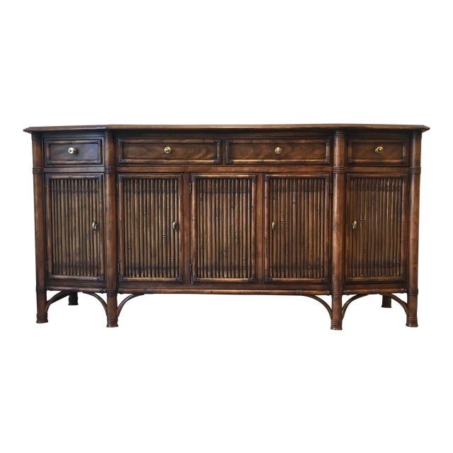 Vintage Drexel Malay Faux Bamboo Buffet / Sideboard Chairish