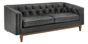 Experience the Classic Heritage & Contemporary Clean Lines With the Monrowe Leather Loveseat.