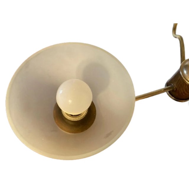 1930s Vintage Chrome-Plated Brass Chandelier, 1930s For Sale - Image 5 of 8