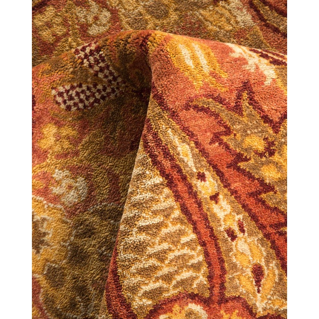Textile Mogul Collection Hand-Knotted Runner - Pink 2' 7" x 9' 2" For Sale - Image 7 of 9