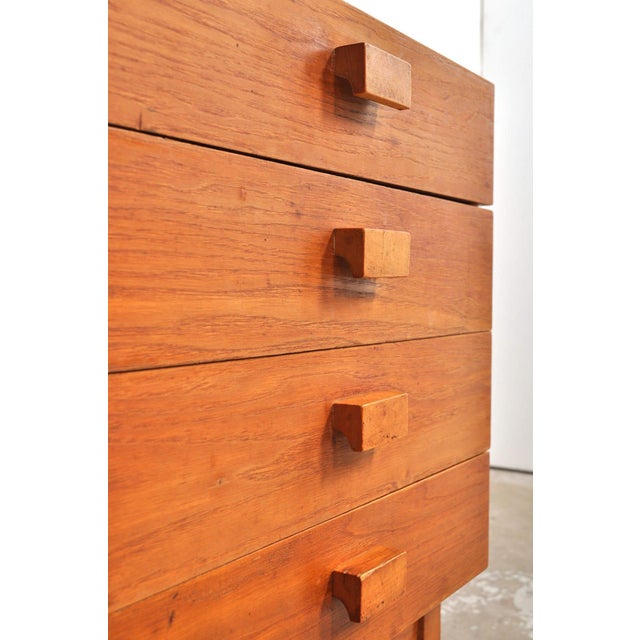 1950s, denmark. Beautiful, striking handles and lovely legs. Can also be used as a tv stand! dimensions: w83 cm x d39 cm x...