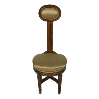 Louis XVI Painted Music Chair For Sale