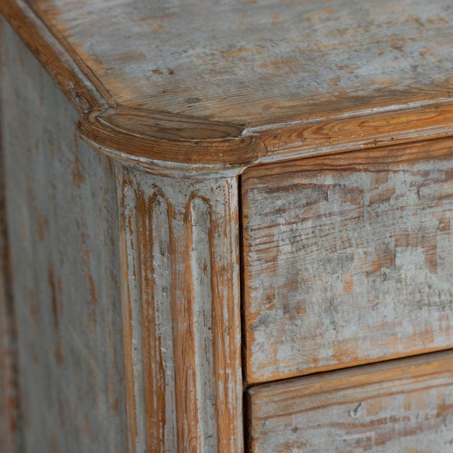 18th C. Swedish Gustavian Commode in Original Paint, Georg Haupt, Attributed For Sale - Image 9 of 18