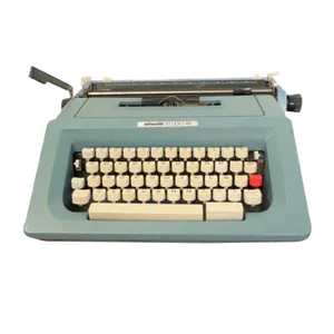Vintage Studio 46 Typewriter with Spanish Keyboard from Olivetti