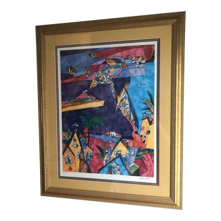 Modern Original Miles Blatt Signed Print, Living Along the Cooper For Sale
