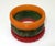 Bakelite Style 1940's Carved Bangle Bracelets, Set of 3 For Sale - Image 10 of 11
