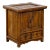 Early 20th Century Chinese Elmwood Bedside Cabinet with Weathered Patina For Sale