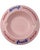 Pink Vintage Evian Fruité Pink Glass Ashtray Catchall Dish France For Sale - Image 8 of 12