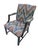 Vintage Schumacher Flamestitch Upholstered Federal Arm Chair For Sale - Image 13 of 18