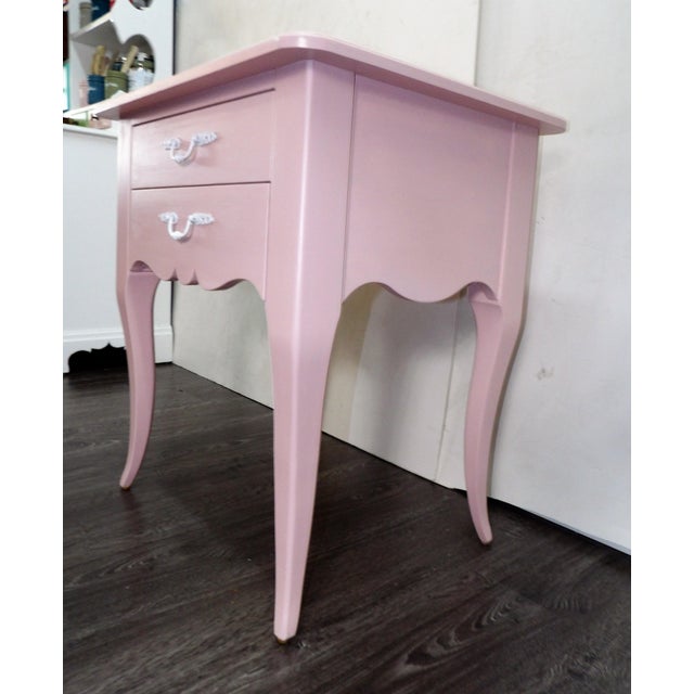 20th Century Light Pink Small Side Table Chairish