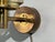 Amber Hans-Agne Jakobsson, Wall Light, Brass, Glass, Sweden, 1960s For Sale - Image 8 of 8