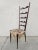1950s Set of High Backrest Chiavari Chairs in Mahogany attributed to Paolo Buffa Pair, Italy, 1950s For Sale - Image 5 of 12
