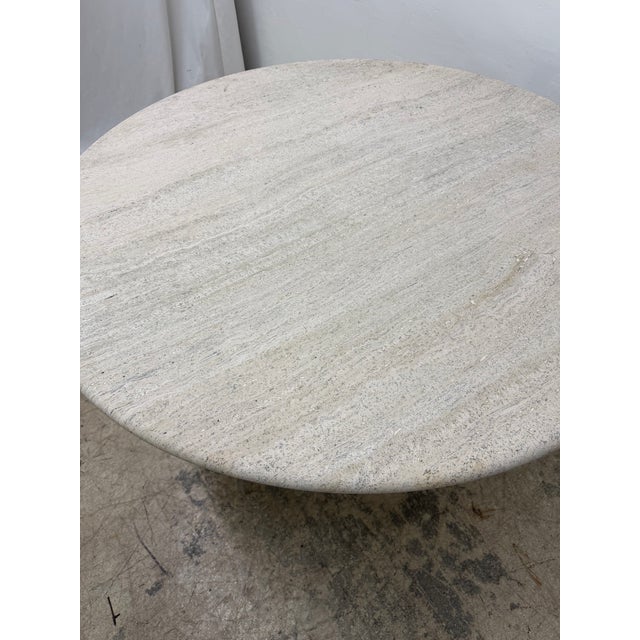 Stanley J Friedman Arrowhead Dining Table With Custom Travertine Top for Brueton For Sale - Image 13 of 18