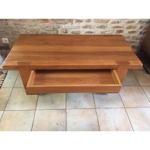 Brown Coffee Table by Pierre Chapo, 1960s For Sale - Image 8 of 18