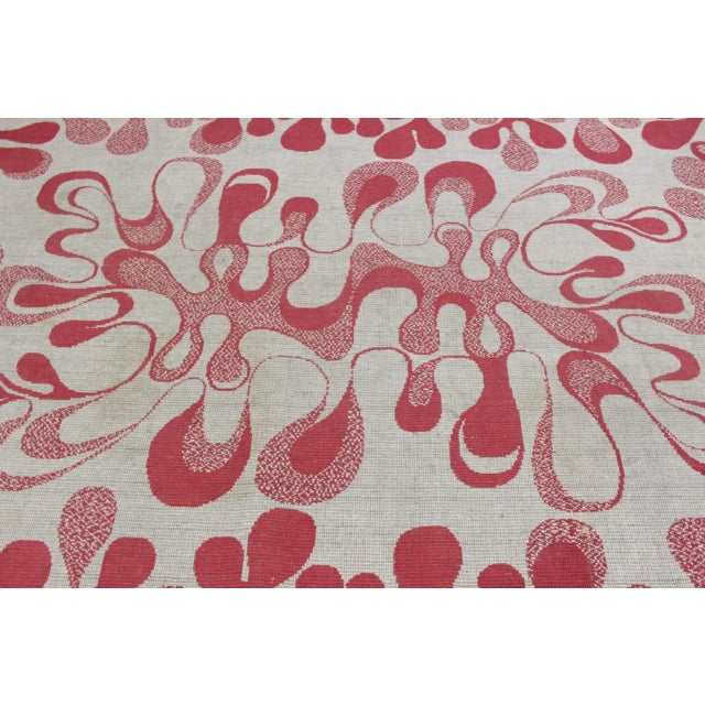 Mid-Century Modernist Organic Rug For Sale - Image 4 of 5