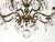 Antique 8 Arm Sensational Dark Patina Brass Cut Lead Glass Crystal Chandelier For Sale In South Bend - Image 6 of 12