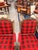 Wood Pair Antique Carved Red Tartan Arm Chairs For Sale - Image 7 of 10