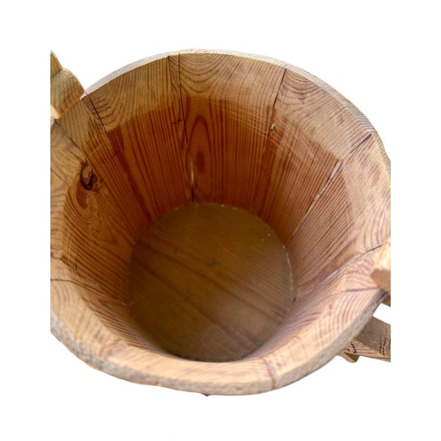 1970s Dutch Pierced Wood Bowl With Curvaceous Handles For Sale - Image 9 of 10