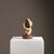 Authentic, organically shaped stone sculpture by German artist Hans-Hermann Lippold, 1971. This abstract work in beige...