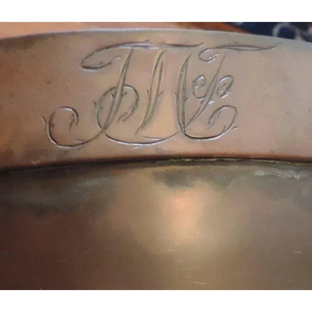 Metal Early 19th Century English Regency Brass & Copper Ring Handle Peat Bucket For Sale - Image 7 of 10