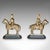 Pair of Antique Mounted Horse Rider Bookends, English, Book Rests, Victorian For Sale - Image 4 of 10