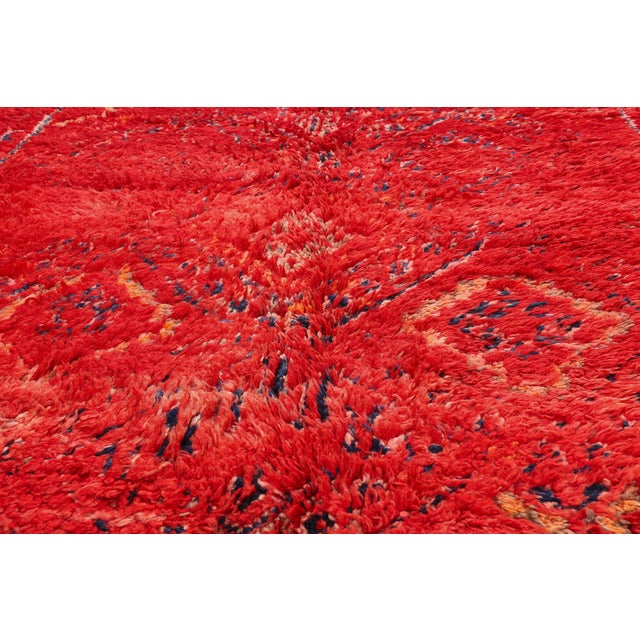 Mid 20th Century Vintage Beni M'Guild Moroccan Rug, 05'08 X 10'00 For Sale - Image 5 of 10