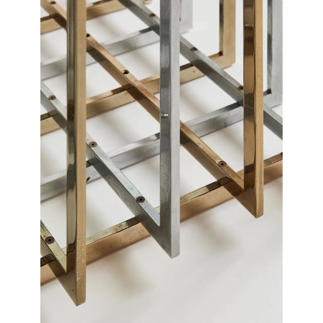 Metal The Pierre Cardin Glass and Metal Dining Table For Sale - Image 7 of 10