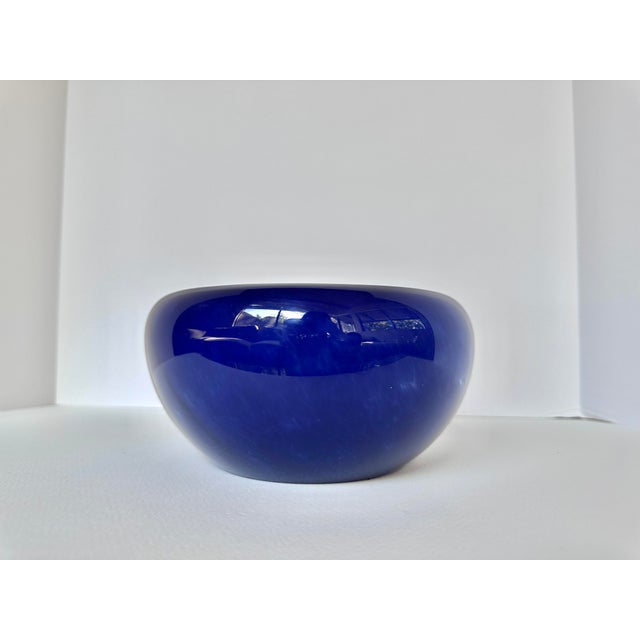 Late 20th Century Modernist Blown Glass Centerpiece Bowl For Sale - Image 4 of 9