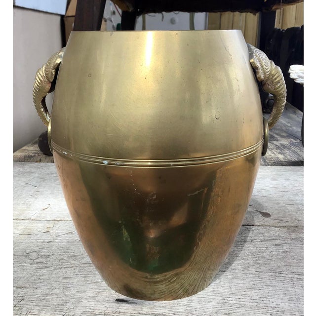 Antique Brass Vase With Elephant Handles Chairish