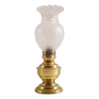 Art Nouveau Table Lamp in Gilded Brass, 1930 For Sale