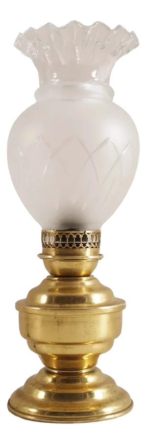 Art Nouveau Table Lamp in Gilded Brass, 1930