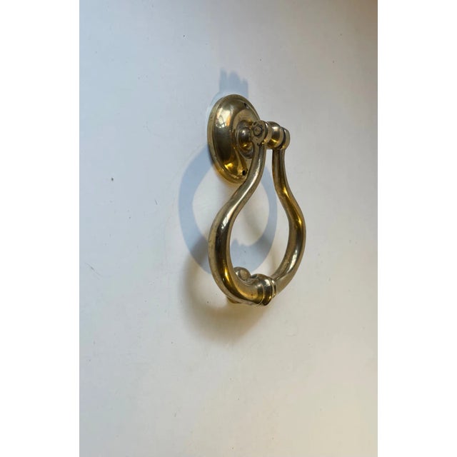 Vintage Brass Door Knocker For Sale - Image 6 of 6
