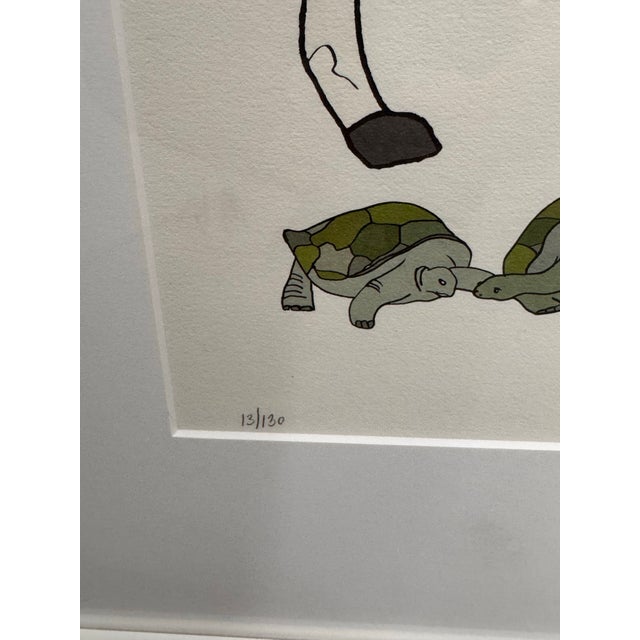Jacquie Schmidt “Jungle Bug” Signed Limited Edition Framed Art Print Edition 13 of 130 For Sale - Image 10 of 12