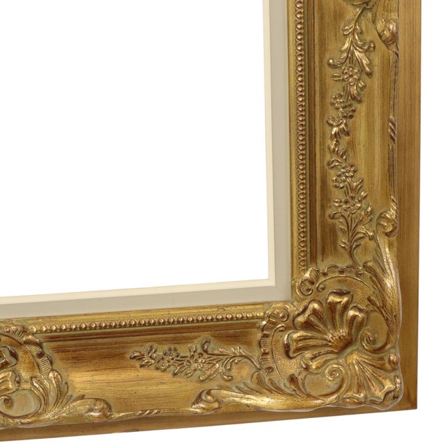 Baroque Style Gold Leaf Frame For Sale - Image 12 of 15