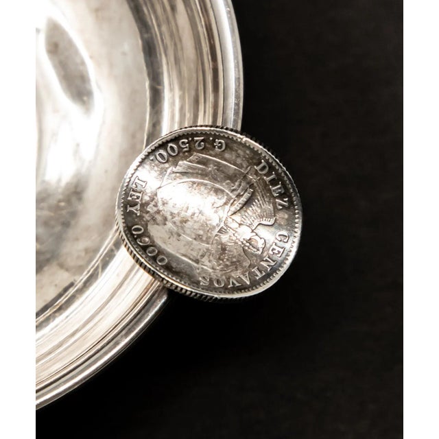 Mid 20th Century Sterling Silver Ash Receiver For Sale - Image 4 of 10