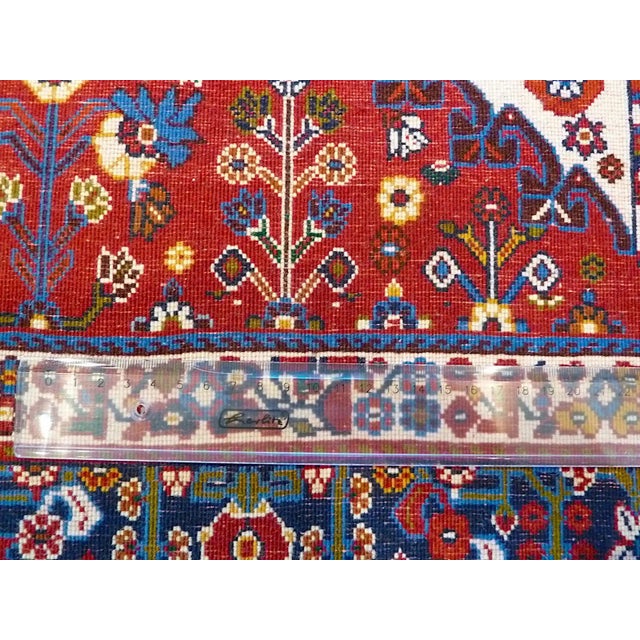 Vintage Kashkouli Rug, 1940s For Sale - Image 4 of 10