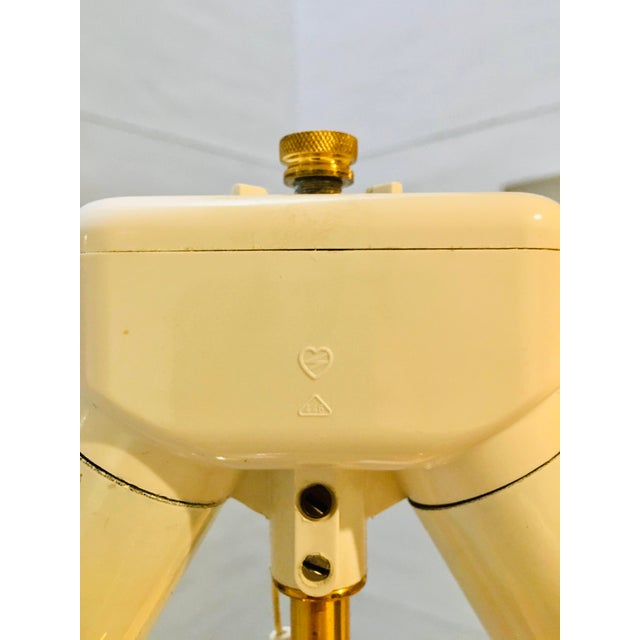 Brass Corn Lamp attributed Maison Charles, 1960s For Sale - Image 10 of 12