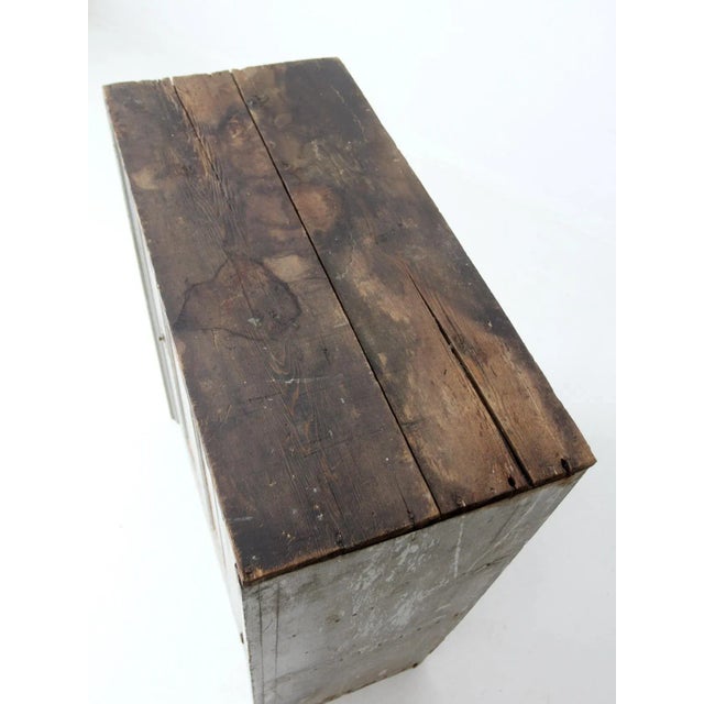 Antique Rustic Farmhouse Cupboard Cabinet For Sale - Image 10 of 12