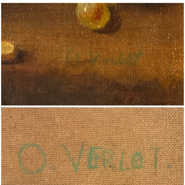 Early 20th Century Still Life Oil Painting. Signed. For Sale - Image 12 of 13