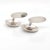 Silver Georg Jensen Sterling Silver Sea Shell Cufflinks No. 99 - 2 Pieces For Sale - Image 8 of 10
