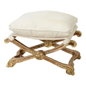 19th Century French Louis XVI X Form Stool