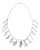 Late 20th Century Southwestern Sterling Silver Figural Charm Necklace, Kachina-Inspired Folk Art Style For Sale