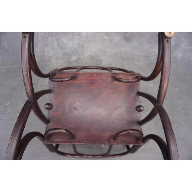 Wood Original Thonet Magazine Stand c.1900 For Sale - Image 7 of 8