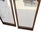 Mid 20th Century Pair of Vintage Mid Century Modern Walnut Geometric Wall Mirrors, 47" Tall For Sale - Image 5 of 5