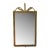 Gold Leaf Mirror Neoclassical Empire Metal Laurel Leaves For Sale